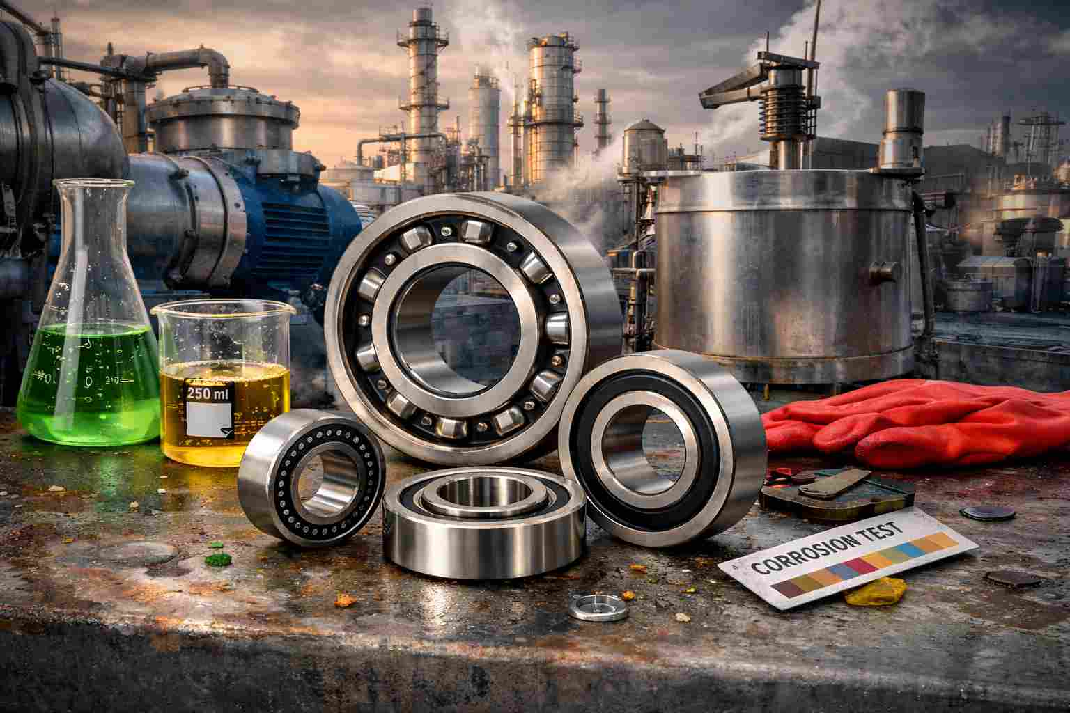 化学産業: 極限環境に耐える主要コンポーネント